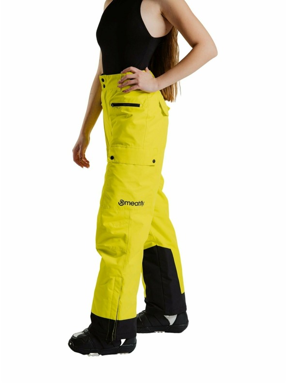 Meatfly Meatfly unisex SNB & SKI nohavice Andry Lime