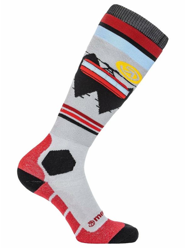 Meatfly Meatfly sNB & SKI ponožky Leeway Dark Red