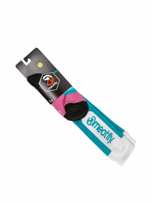 Meatfly Meatfly sNB & SKI ponožky Leeway Turquoise