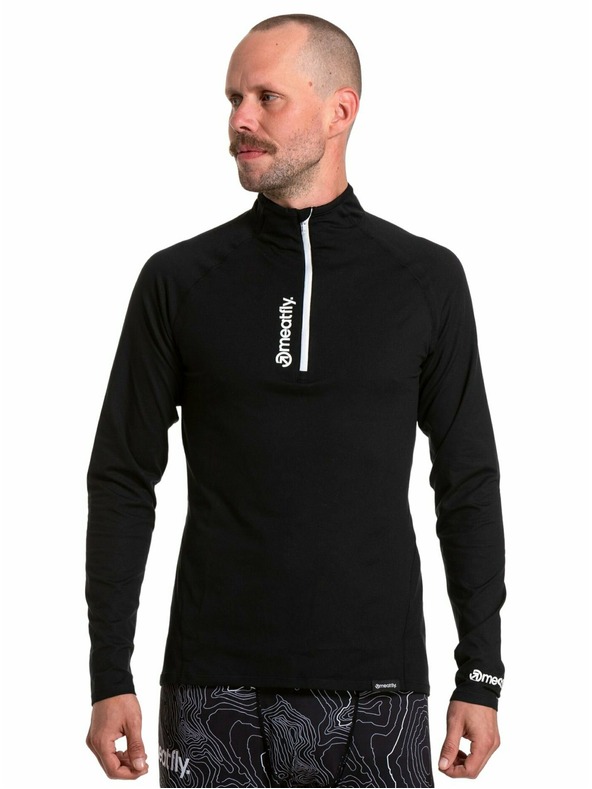 Meatfly Meatfly pánske termoaktívne tričko Ethan Black