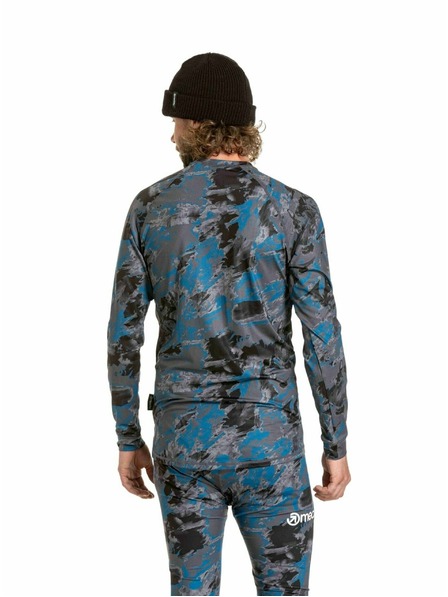 Meatfly Meatfly pánske termoaktívne tričko Avery Mossy Petrol