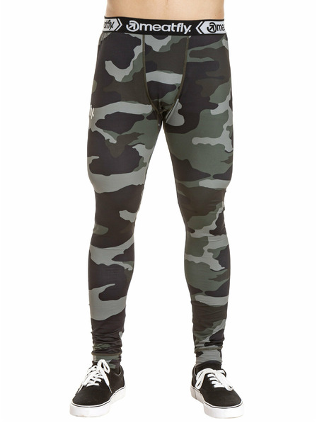 Meatfly Meatfly pánske termoaktívne nohavice Sloan Woodland