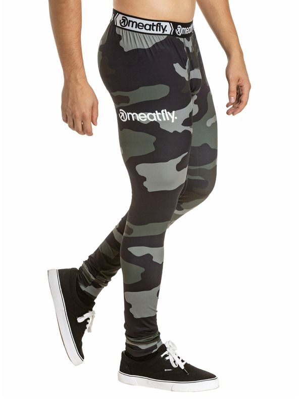 Meatfly Meatfly pánske termoaktívne nohavice Sloan Woodland