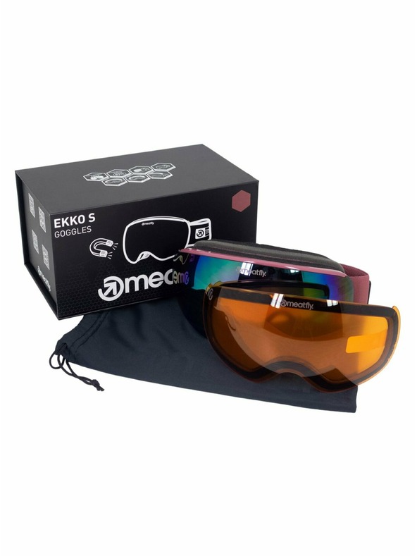 Meatfly Meatfly sNB & SKI okuliare Ekko S Dusty Rose
