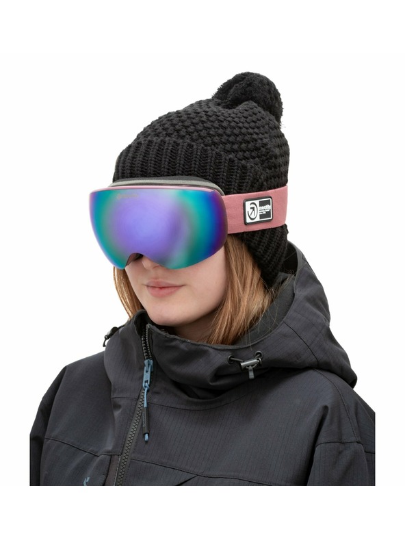 Meatfly Meatfly sNB & SKI okuliare Ekko S Dusty Rose