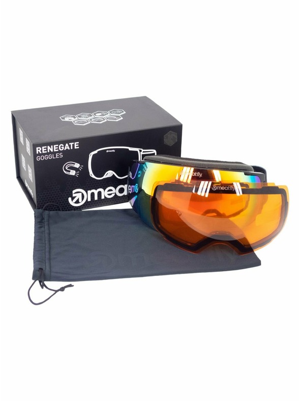 Meatfly Meatfly sNB & SKI okuliare Renegate Morph Black