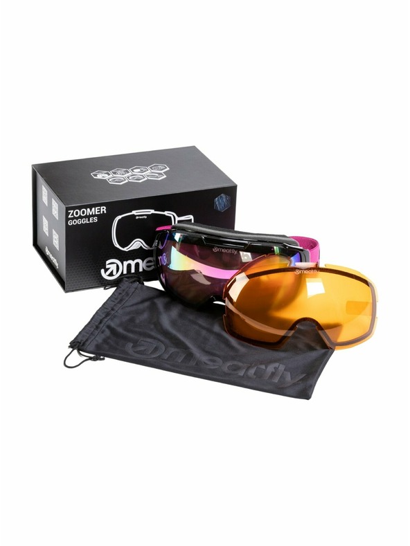 Meatfly Meatfly sNB & SKI okuliare Zoomer Pink