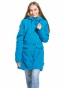 Meatfly Meatfly dámska parka Amber Teal Blue