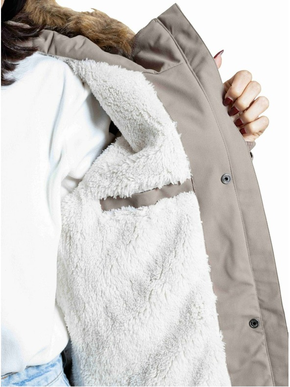 Meatfly Meatfly dámska parka Amber Stucco