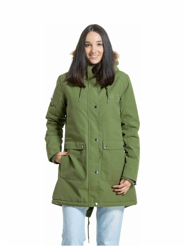 Meatfly Meatfly dámska parka Amber Olive Branch