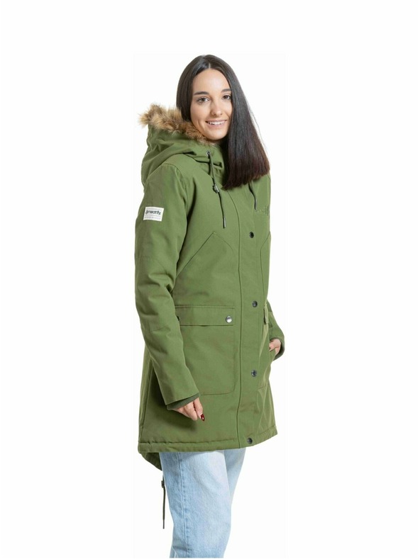 Meatfly Meatfly dámska parka Amber Olive Branch