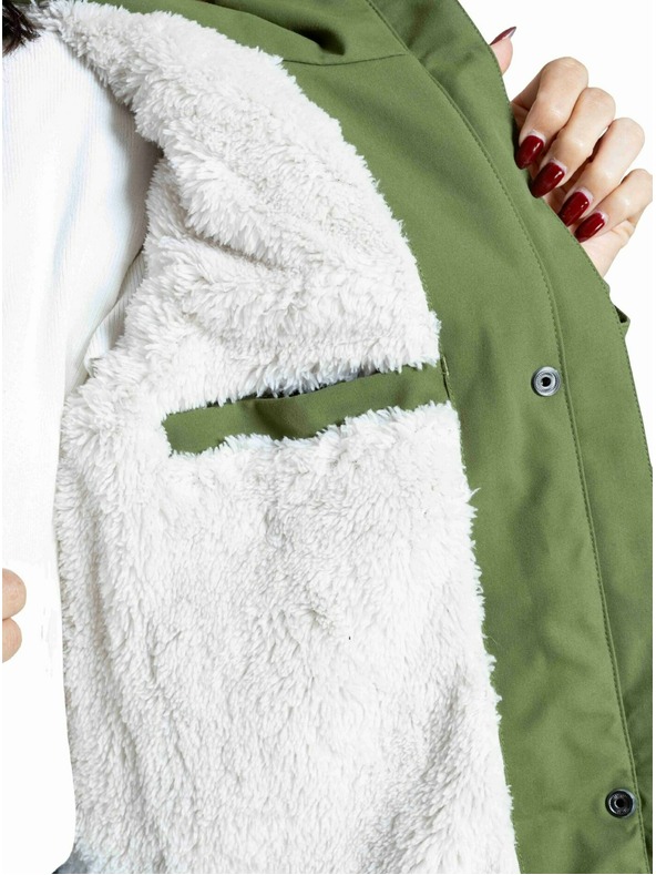 Meatfly Meatfly dámska parka Amber Olive Branch