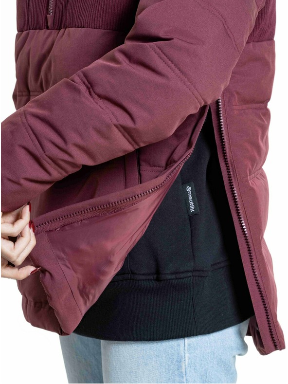 Meatfly Meatfly dámska zimná bunda Winnie Pomegranate