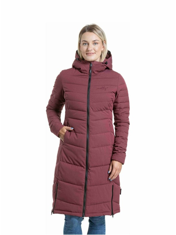 Meatfly Meatfly dámska zimná bunda Olympa Pomegranate