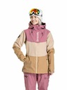 Meatfly Meatfly dámska SNB & SKI bunda Kirsten Latte / Dusty Rose