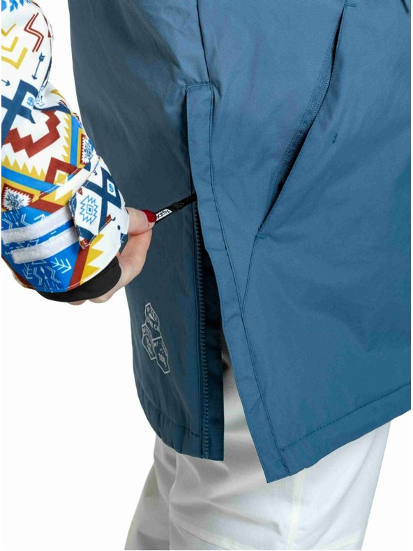 Meatfly Meatfly dámska SNB & SKI bunda Aiko White Jones / Slate Blue