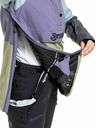 Meatfly Meatfly dámska SNB & SKI bunda Aiko Olive Light / Purple Light