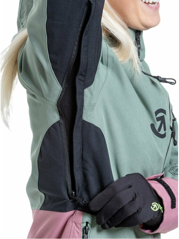 Meatfly Meatfly dámska SNB & SKI bunda Gaia Sea Spray