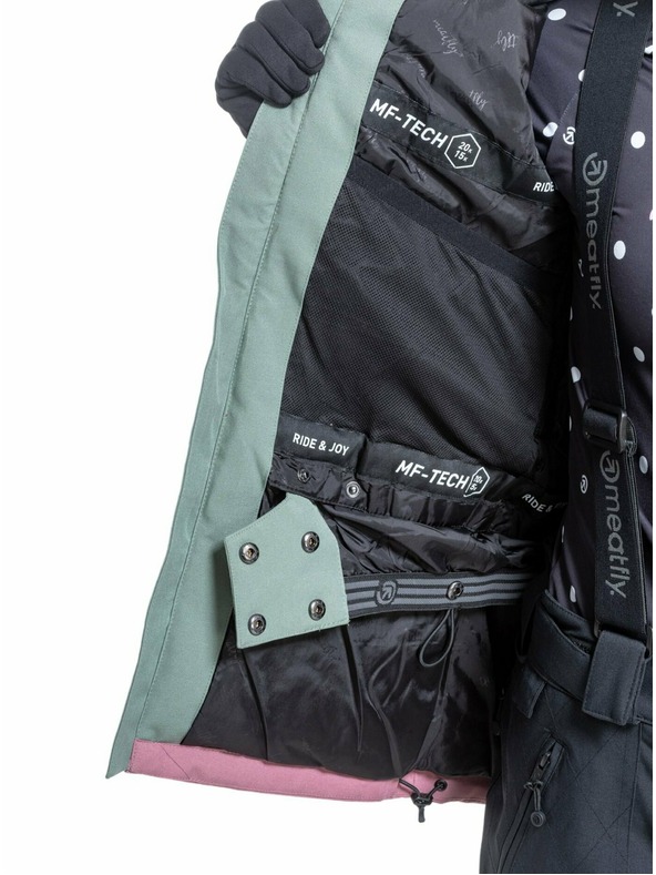 Meatfly Meatfly dámska SNB & SKI bunda Gaia Sea Spray