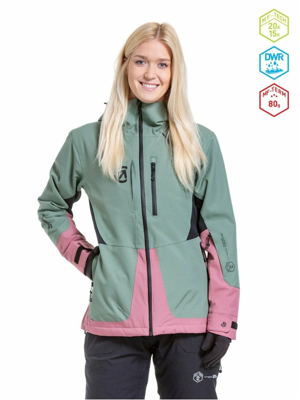 Meatfly Meatfly dámska SNB & SKI bunda Gaia Sea Spray