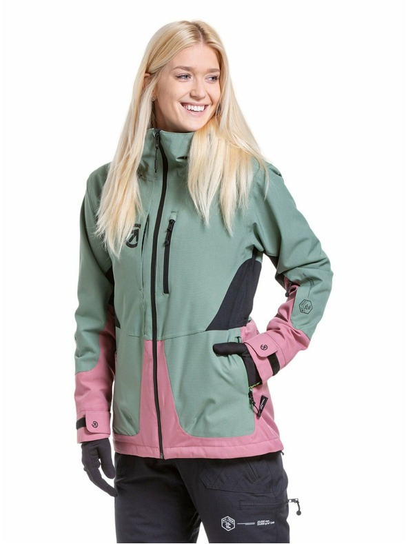 Meatfly Meatfly dámska SNB & SKI bunda Gaia Sea Spray