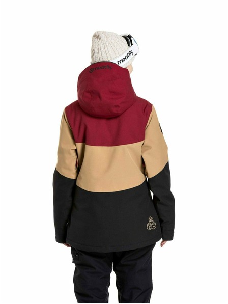 Meatfly Meatfly dámska SNB & SKI bunda Kirsten Beet Red / Black