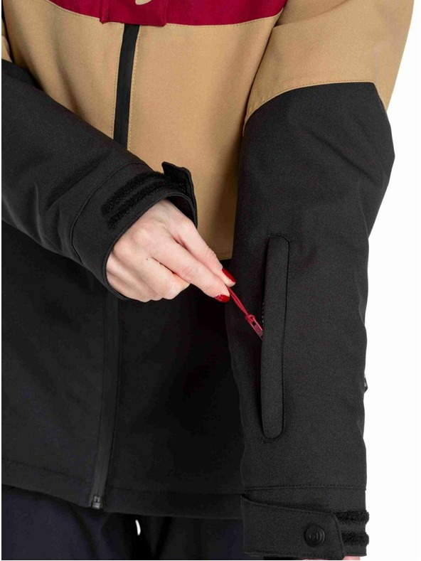 Meatfly Meatfly dámska SNB & SKI bunda Kirsten Beet Red / Black