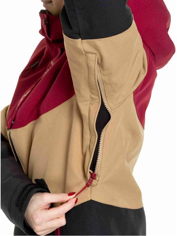 Meatfly Meatfly dámska SNB & SKI bunda Kirsten Beet Red / Black