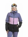 Meatfly Meatfly dámska SNB & SKI bunda Kirsten Black / Purple Light
