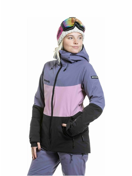 Meatfly Meatfly dámska SNB & SKI bunda Kirsten Black / Purple Light