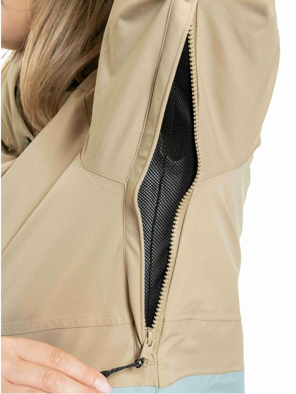 Meatfly Meatfly dámska SNB & SKI bunda Aiko Cloud / Safari