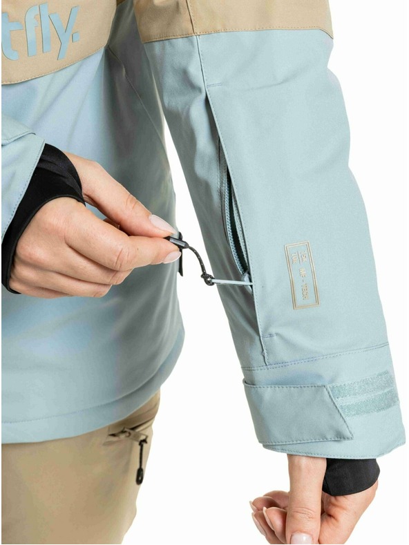 Meatfly Meatfly dámska SNB & SKI bunda Aiko Cloud / Safari