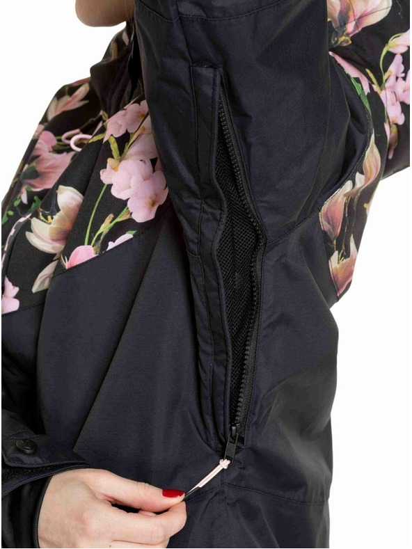 Meatfly Meatfly dámska SNB & SKI bunda Kirsten Magnolia / Black