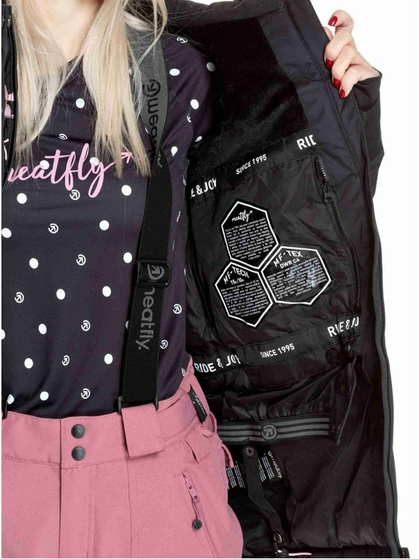 Meatfly Meatfly dámska SNB & SKI bunda Kirsten Magnolia / Black