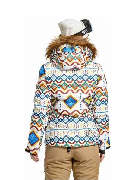 Meatfly Meatfly dámska SNB & SKI bunda Bonie White Jones