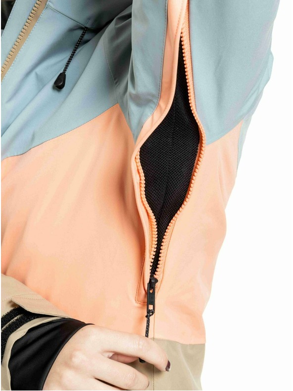 Meatfly Meatfly dámska SNB & SKI bunda Kirsten Safari / Cloud