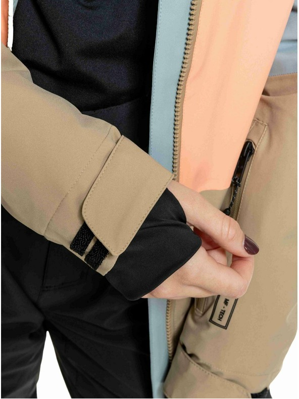 Meatfly Meatfly dámska SNB & SKI bunda Kirsten Safari / Cloud