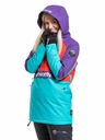 Meatfly Meatfly dámska SNB & SKI bunda Aiko Turquoise/Ferrari Red