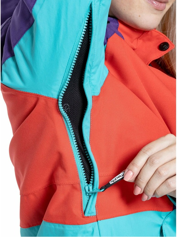 Meatfly Meatfly dámska SNB & SKI bunda Aiko Turquoise/Ferrari Red