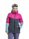 Meatfly Meatfly dámska SNB & SKI bunda Kirsten Grey Dark / Pink