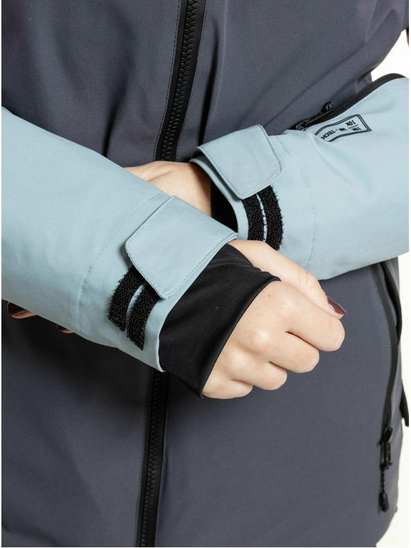 Meatfly Meatfly dámska SNB & SKI bunda Kirsten Grey Dark / Pink