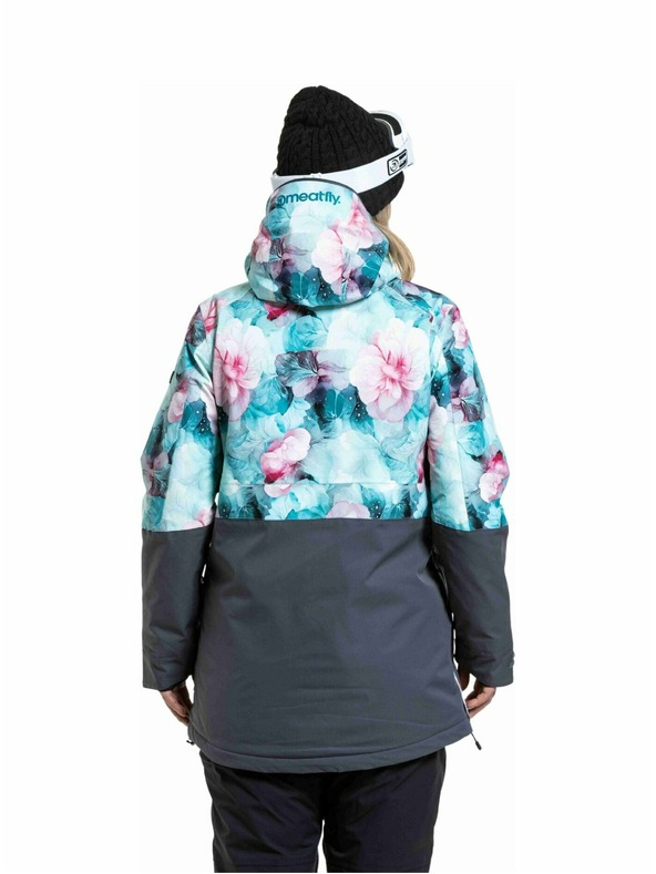 Meatfly Meatfly dámska SNB & SKI bunda Aiko Pink Flowers