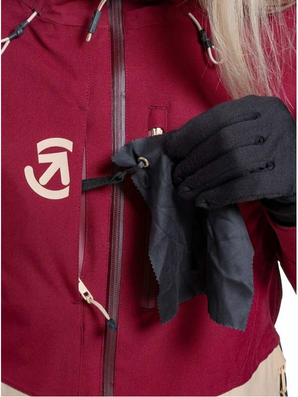 Meatfly Meatfly dámska SNB & SKI bunda Gaia Beet Red