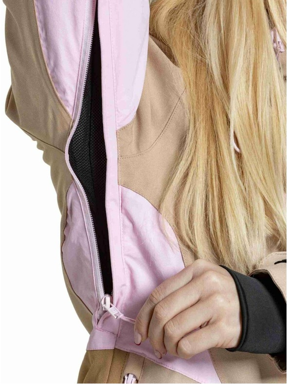 Meatfly Meatfly dámska SNB & SKI bunda Gaia Latte