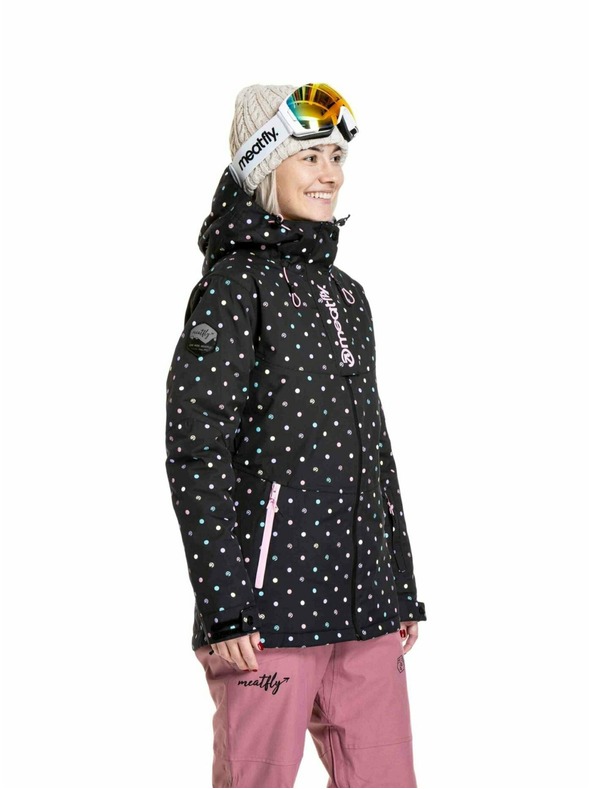 Meatfly Meatfly dámska SNB & SKI bunda Kirsten Dusty Color Dots