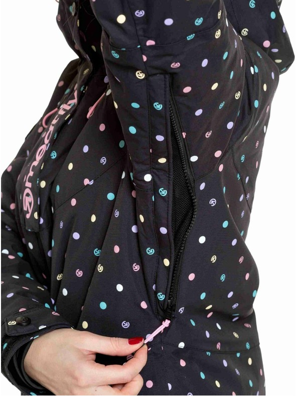 Meatfly Meatfly dámska SNB & SKI bunda Kirsten Dusty Color Dots