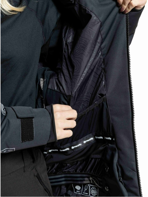 Meatfly Meatfly dámska SNB & SKI bunda Gaia Black