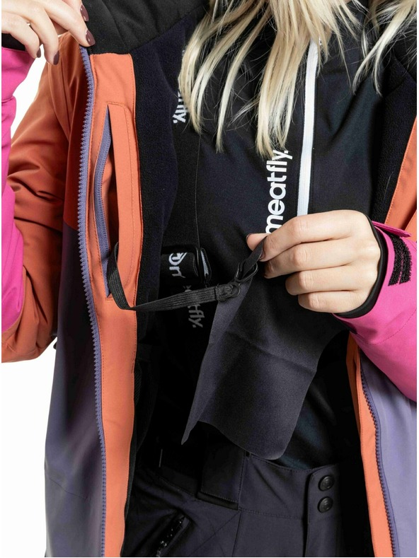 Meatfly Meatfly dámska SNB & SKI bunda Kirsten Purple Light / Mango
