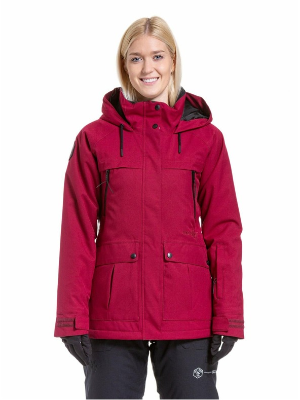 Meatfly Meatfly dámska SNB & SKI bunda Terra Beet Red