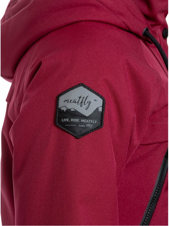 Meatfly Meatfly dámska SNB & SKI bunda Terra Beet Red